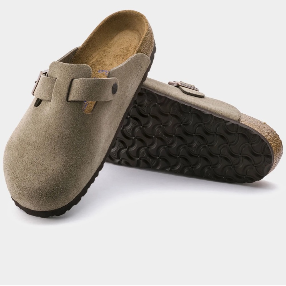 Taupe Birkenstocks Boston